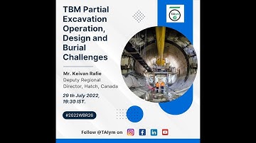 TAIym Webinar #28 TBM Tunnelling brief overview and associated design tasks in urban areas