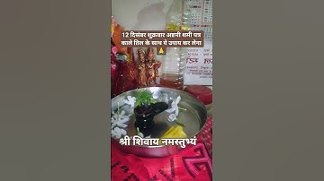 12 दिसंबर शुक्रवार अष्टमी शमी पत्र काले तिल के साथ ये उपाय कर लेना 🙏 पंडित प्रदीप मिश्रा जी