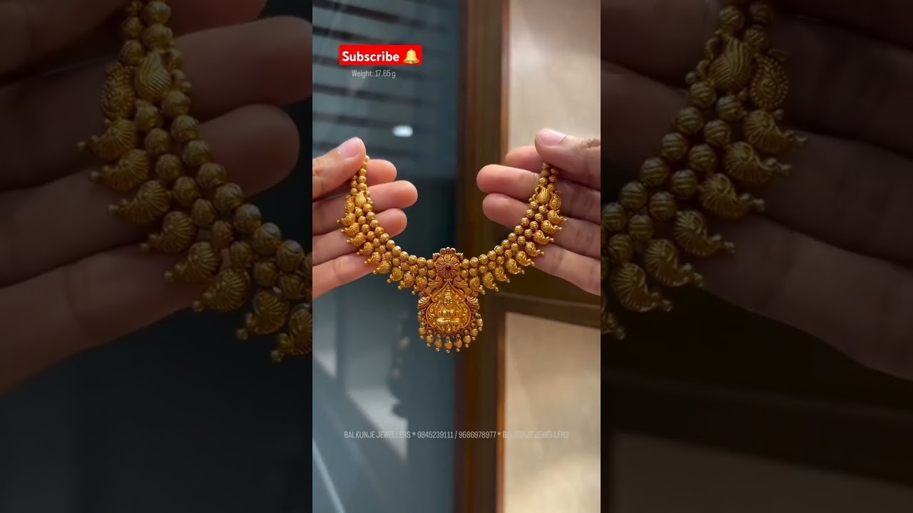 latest gold necklace designs in 2024|gold necklace designs in Kannada|lightweightgold necklacedesign