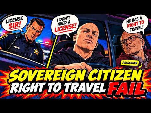 Sovereign Citizen Gets a HUGE Break From Cop… Then Immediately Blows It