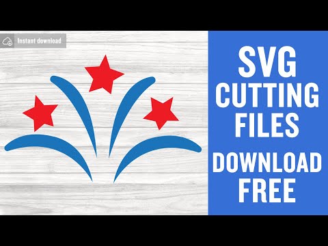 4Th Of July Fireworks Svg Free Cut Files for Cricut Instant Download