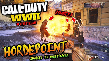 🔴 HORDEPOINT IS HERE! Zombies Invade Hardpoint Gamemode - COD WW2 Livestream!