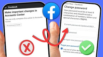 How to change Password in Facebook without WhatsApp 2025 | Make important changes in Accounts Center