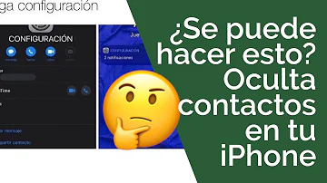 ¿Cómo encuentro contactos ocultos en mi iPhone?