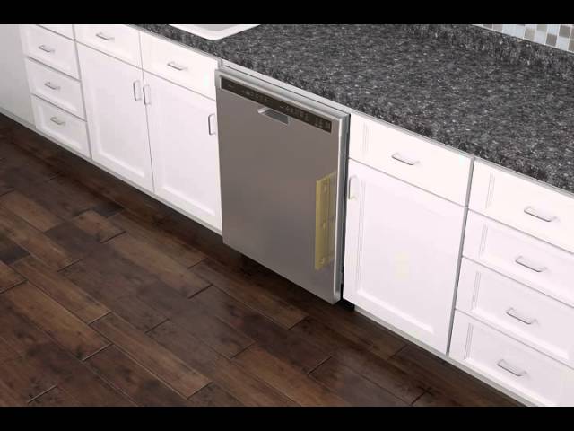 How to attach dishwasher to granite countertop 