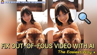 FIX Out Of Focus Video INSTANTLY! - Easy Blur Removal With AVCLabs Video Enhancer AI screenshot 5