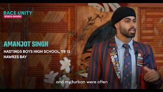 Amanjot Singh, Hastings Boys' High School - National Champion at the Race Unity Speech Awards 2026