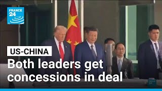 Both US and China leaders get concessions to help domestic economy in deal • FRANCE 24 English