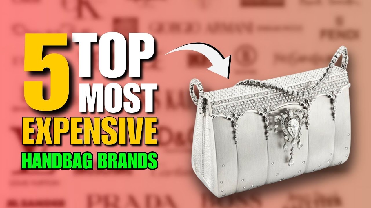 TOP 5 most expensive handbags! 3.8 million dollar?! 