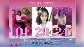 01292024 DAYNE @ 18 : Birthday Presentation🩷🎂🎈