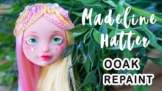 Madeline Hatter OOAK repaint doll - #NoPencilsChallenge