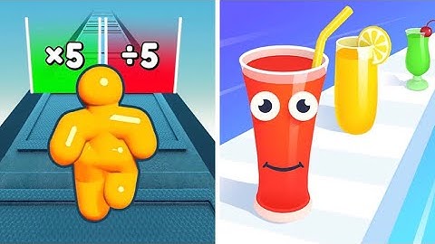 Tall Man Run Vs Juice Run 💥💥Walkthrough Android iOS Gameplay D4H5GH