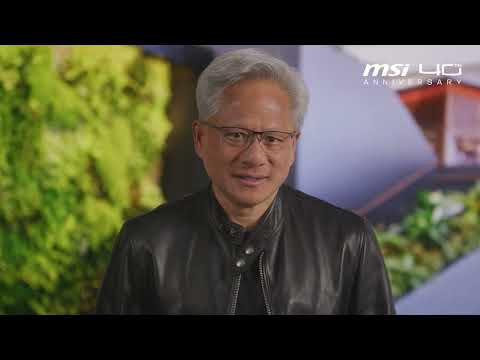 NVIDIA CEO’su Jensen Huang’dan MSI 40. Yıl Dönümüne Özel Mesaj