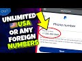 ☎️How to Get UNLIMITED USA / International Phone Numbers for ANY OTP Verification