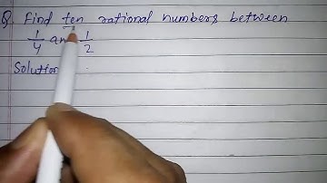 Find ten rational numbers between 1/4 and 1/2