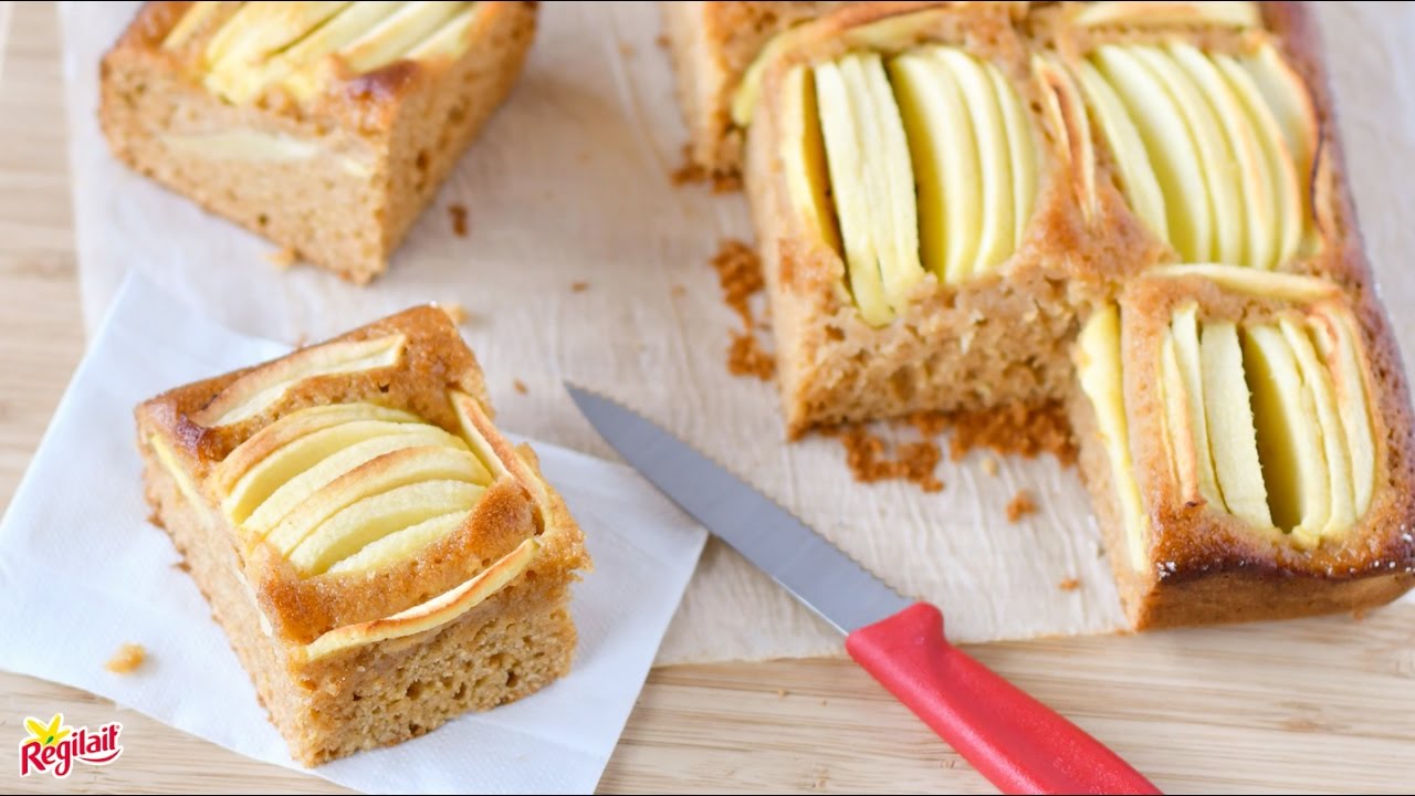 Gateau Aux Pommes Et Lait En Poudre Torrefie Youtube