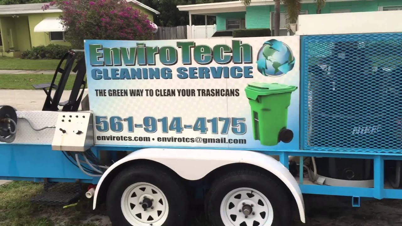 Trash Can Cleaning Trailer YouTube