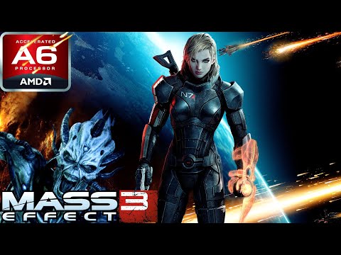 Mass Effect 3 (AMD A6, Radeon R4 Graphics) Low End PC (512MB) Playable!