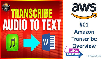 Speech to text transcripts using AWS SageMaker and Transcribe | [Step by step ]