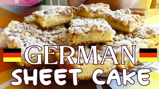 Easy APPLE sheet CAKE with Oma - Traditional German Recipe 🍰 #german #baking