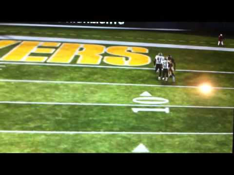 Watch as I'm already up 45-7 expose ImfamousPhatboi and score again (52-7) on him last play of the game. I scored with 0:03 then went for an onside kick to get the ball back with 0:02. Then scored an incredible Touchdown with Jermichael Finley (Best Tightened in Madden). Follow me on twitter Gbread86.......Do me a favor and send infamousPhatboi a message and say "Your A Joke How you let Gbread do you like that clown" lol