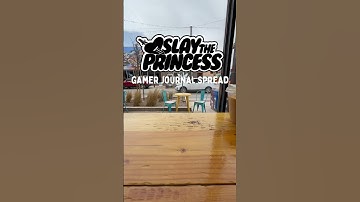 Slay the Princess gamer journal spread #journaling #gamerjournal #fieldnotes #indiegames