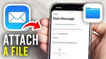 How To Attach File To Email On iPhone - Full Guide