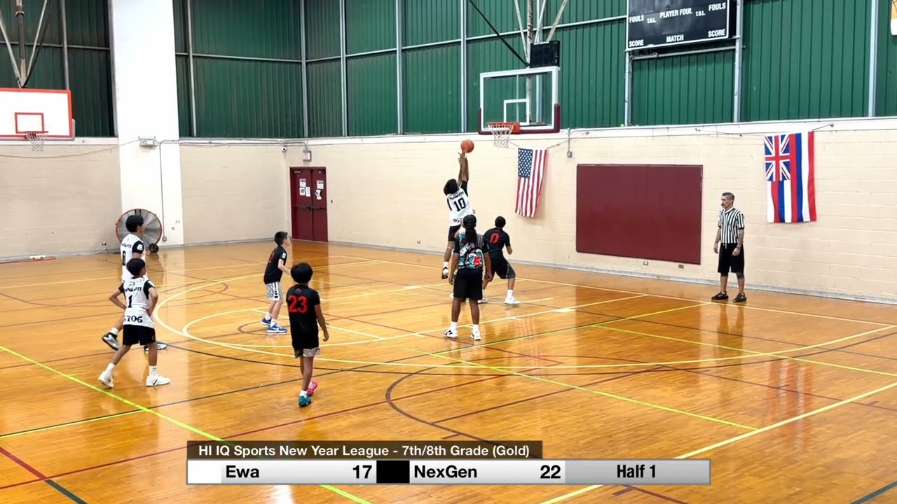 Ewa vs NexGen - 1/25/26 (HI IQ Sports New Year League - 7th/8th Grade Gold)