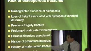 บรรยายเรื่องโรคกระดูกพรุน osteoporosis