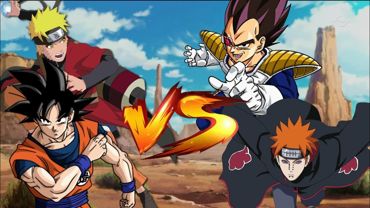 ESPECIAL | Naruto vs Vegeta, Goku vs Pain | Goku en Naruto/GOKU EN EL MUNDO NINJA.