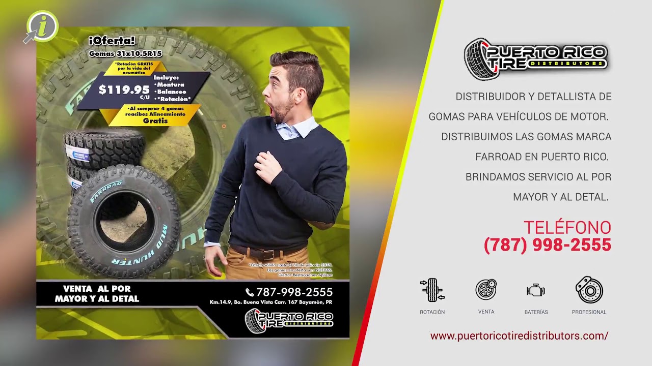 Puerto Rico Tire Distributors YouTube