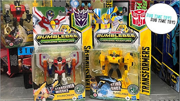 NEW BUMBLEBEE, DINOBOT SNARL, WINDBLADE & STARSCREAM TRANSFORMERS CYBERVERSE ADVENTURES TOYS!