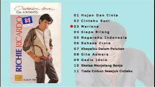 'Hujan & Cinta' Richie Ricardo. Full album kaset pita yg populer di th'80an. @mymusicchannel6987