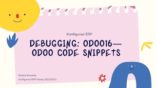 Debugging Odoo16 With VsCode - Odoo Code Snippets Update