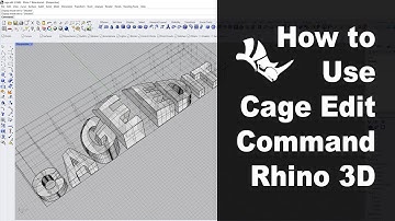 How to Use "Cage Edit" Command in Rhino 3D Software #320