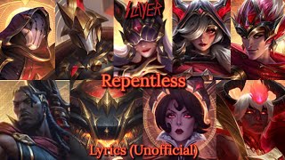 Slayer - Repentless - Lyrics (Unofficial)
