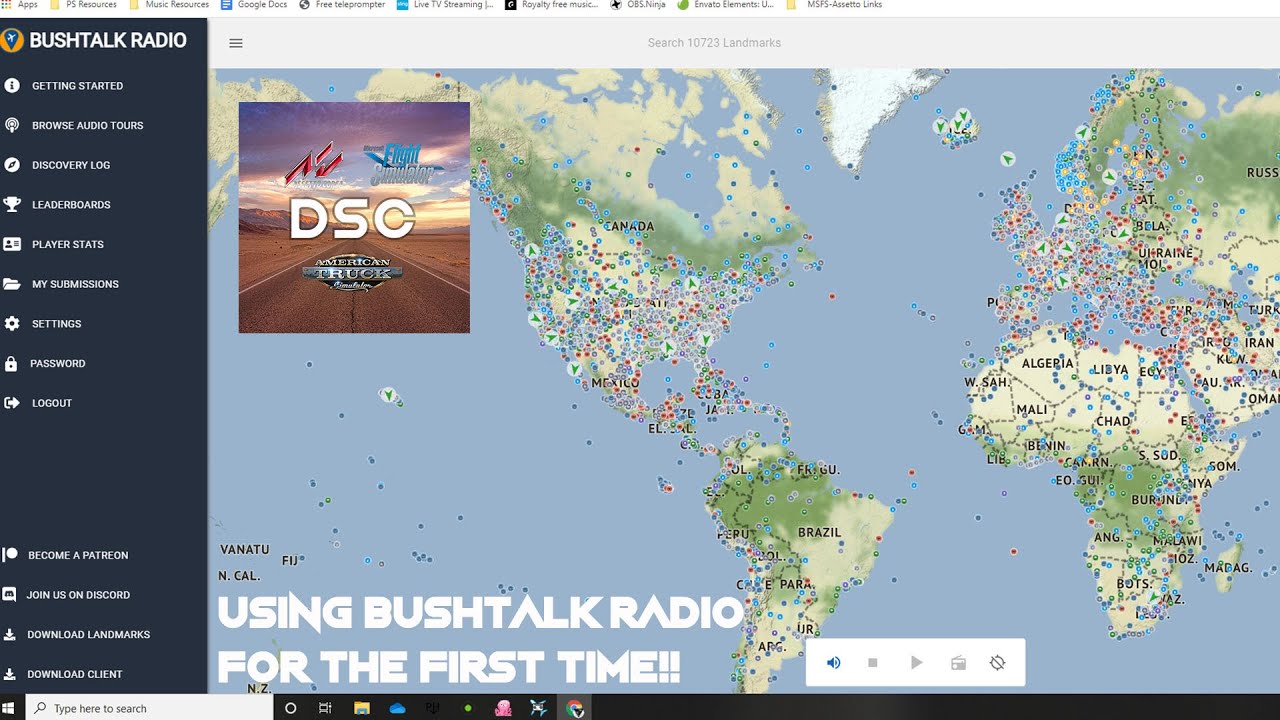 MSFS2020:  Using Bushtalk Radio for the first Time!