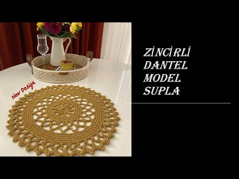 Zincirli Dantel Supla (Amerikan Servis)Yapımı Kolay Anlatım