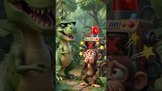 Dino’s Lie Detector Disaster 😂🚨 | Funny Dinosaur Short 🦖 | #dinosaurstory
