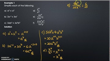 28th video: MAT133 - Index - Example 1