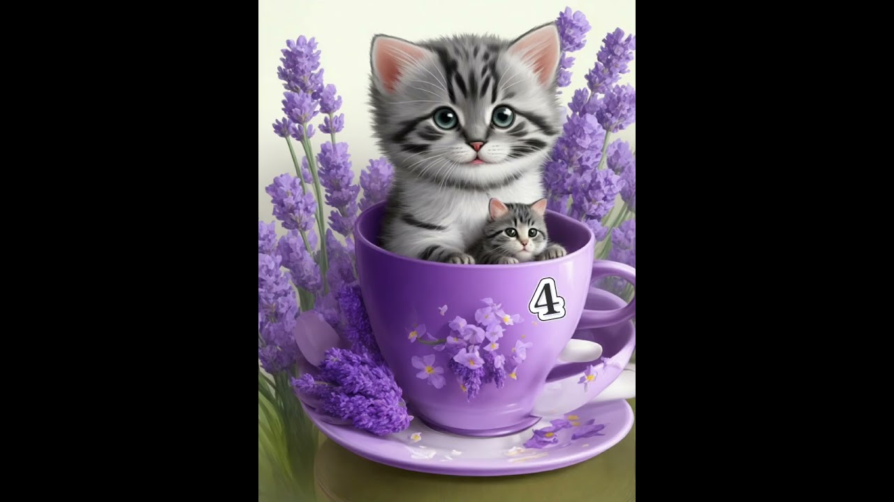 10sec10Color Cup Cats challenge @Fairora_Fantasy_Fables  