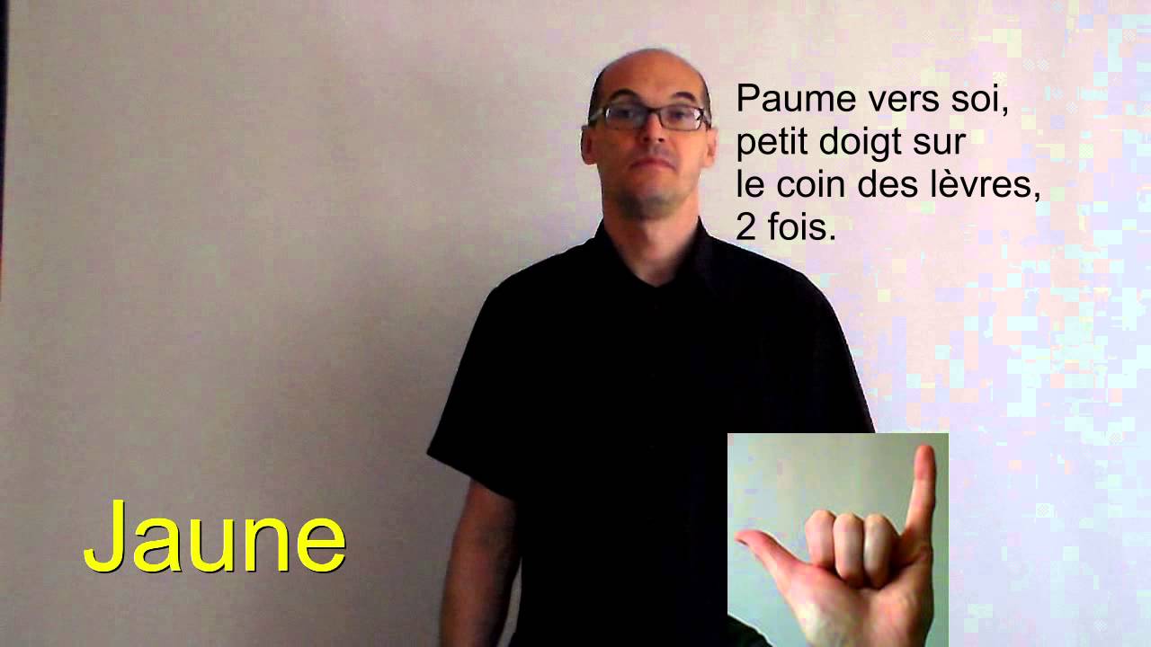 Les couleurs en langue des signes française - YouTube Les couleurs en langue des signes française - YouTube