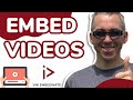 How to Embed YouTube Videos - Get more traffic to your videos this way.