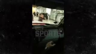 Footage Of Mcgregor Attacking Khabibs Bus Video Is Recorded From Inside Of The Bus