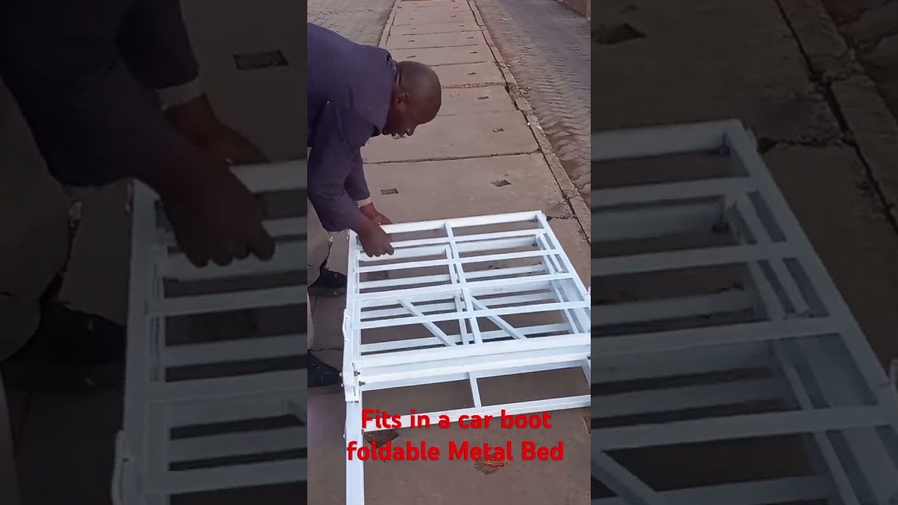 Foldable and Portable Metal Bed 2.6x6 Ft