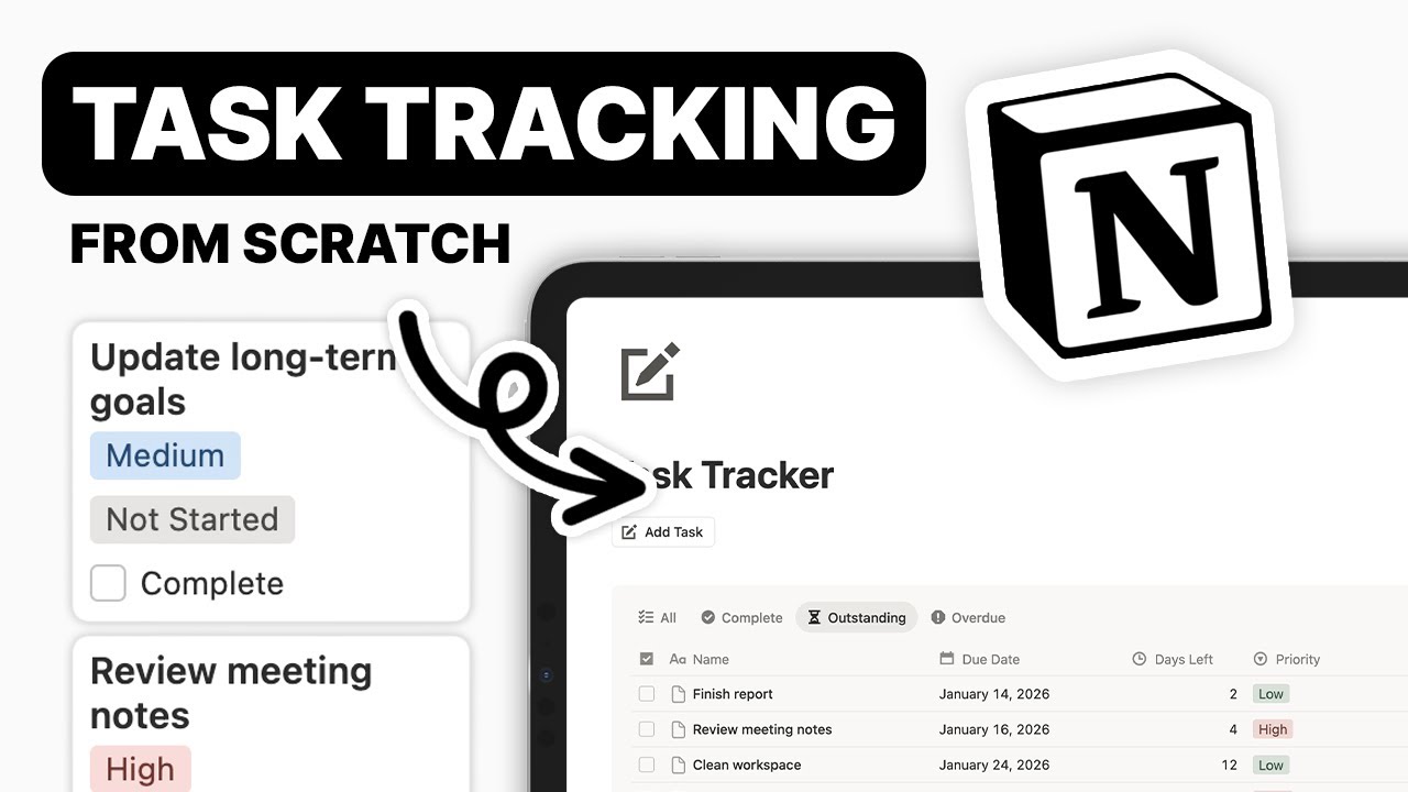 Build a Task Tracker in Notion in Under 7 Minutes (Step-by-Step Tutorial)