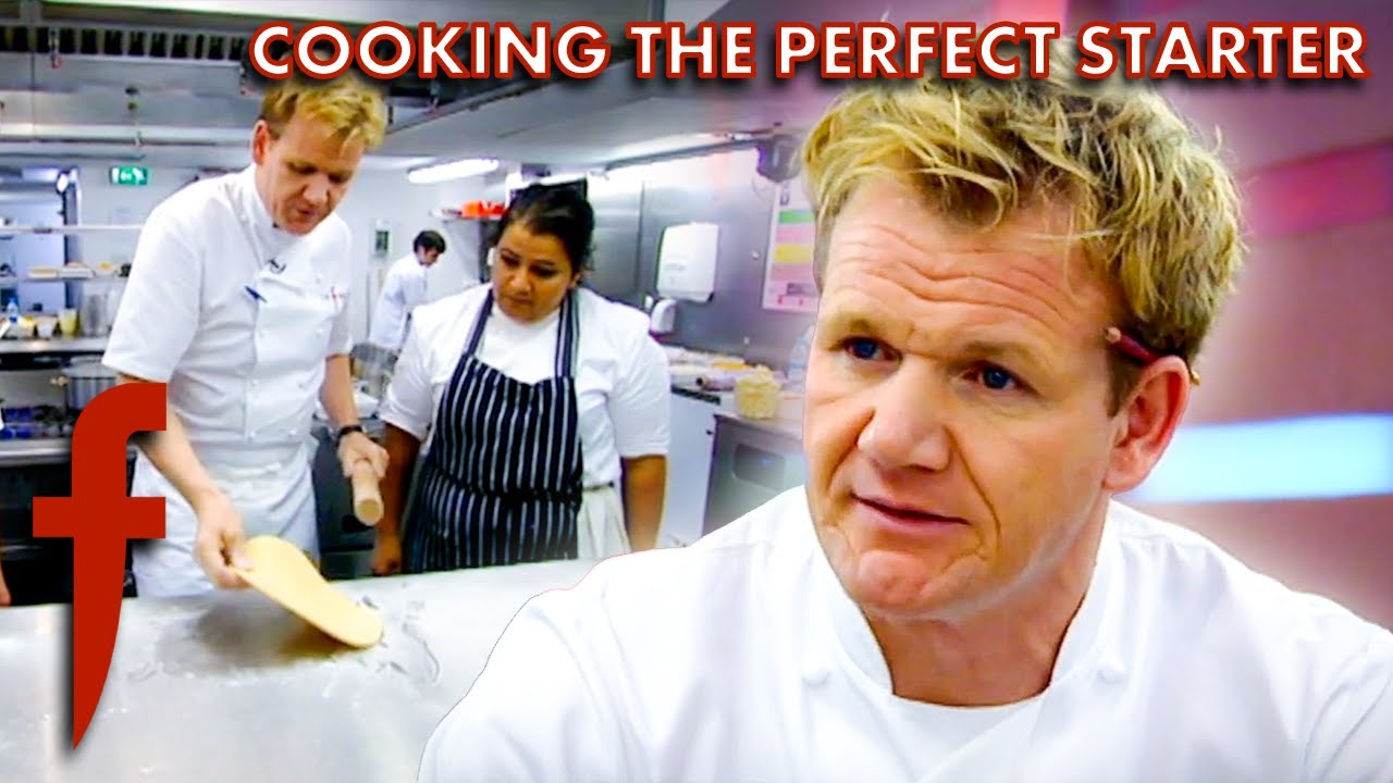 Gordon Teaches Commis Chefs How To Cook The Perfect Starter | The F ...