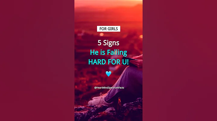 5 Signals He's Falling Hard FOR YOU | Boy Crush Facts #shorts