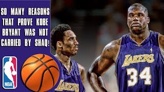 The facts that prove Kobe Bryant wasn't carried by Shaq