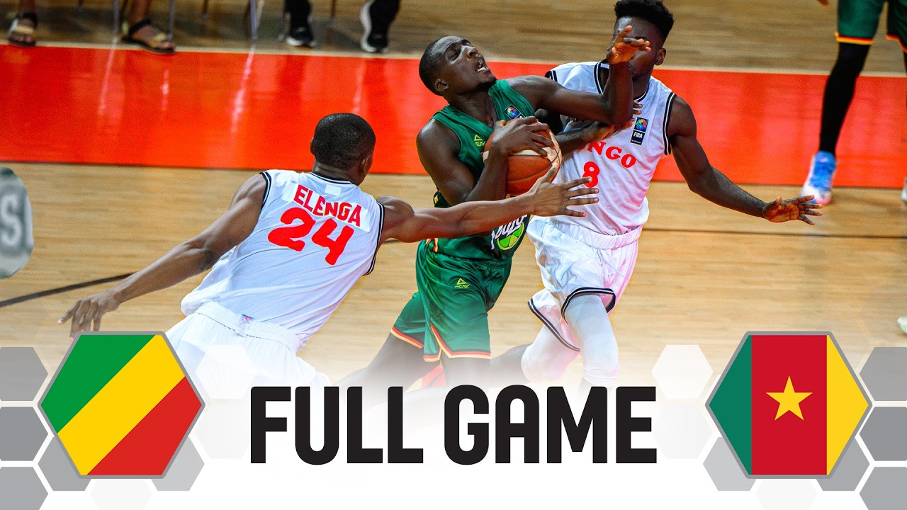 Group Phase | Congo v Cameroon | Full Basketball Game | FIBA AfroCan Qualifiers 2027